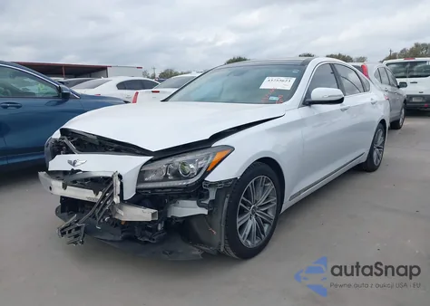 2018 Genesis G80 3.8 из США, поврежденный, VIN KMHGN4JEXJU253222